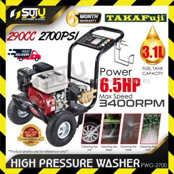 TAKAFUJI PWG-2700 / PWG2700 290CC 6.5HP High Pressure Washer / Pencuci Tekanan Tinggi 3400RPM