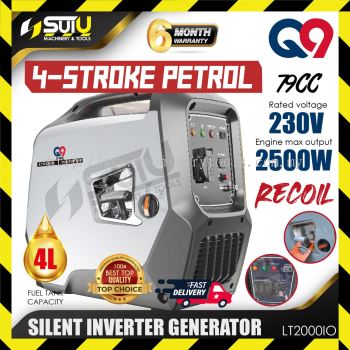 Q9 / QNINE LT2000IO 79CC Silent Inverter Generator / Penjana 2.0kVa