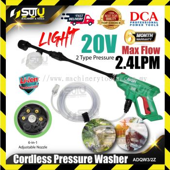 DCA ADQW3/2 / ADQW3/2Z 20V Cordless Pressure Washer / Pencuci Tekanan (SOLO - No Battery & Charger)