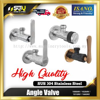 ISANO 1000AV / 1010AV / 1020AV / 1660AV SUS 304 Stainless Steel Angle Valve / Faucet