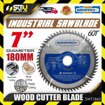 SEMPROX SWT1860 7" / 180MM 60T TCT Wood Cutter Blade