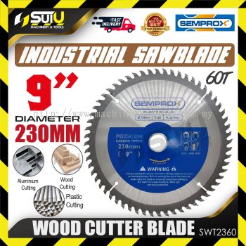 SEMPROX SWT2360 9" / 230MM 60T TCT Wood Cutter Blade
