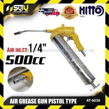 HITTO AT-6036 1/4" 500CC Pistol Type Air Grease Gun