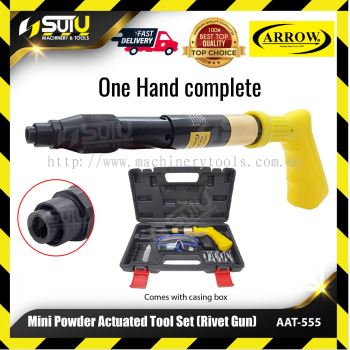 ARROW AAT-555 / AAT555 Mini Powder Actuated Tool Set (Rivet Gun)