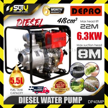 [CLASSIC TYPE] DEPRO DP40MP 4" Diesel Pump / Pam 6.3kW 3600RPM