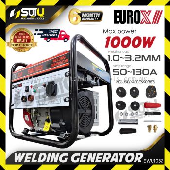 EUROX EWU1032 8HP Welding Generator / Penjana Kimpalan 1000W (50~130A)