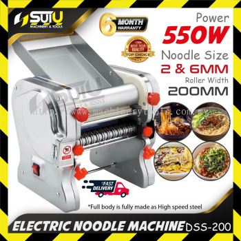 DSS-200 / DSS200 200MM Electric Noodle Machine / Mesin Mi 550W