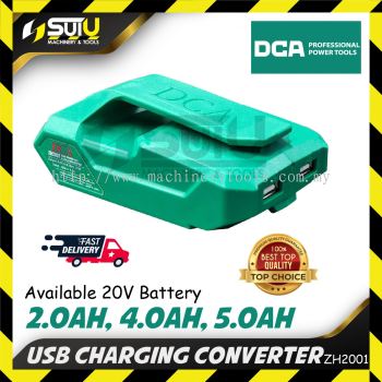 DCA ZH2001 USB Cordless Pack Converter / Charging Converter for 20V Battery