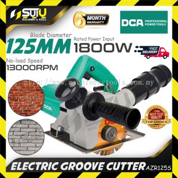 DCA AZR125S 5" / 125MM Electric Groove Cutter 1800W 13000RPM