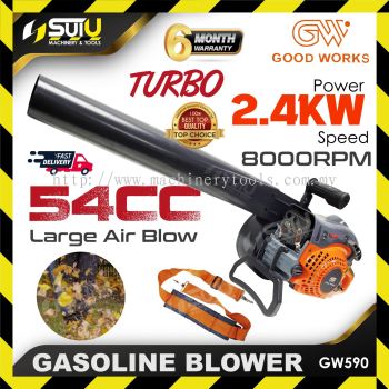 GOOD WORKS GW590 54CC Chainsaw Blower / Gasoline Blower / Mesin Peniup 2.4kW 8000RPM