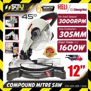 ZHONGYUE / HELI 1232 / JIX-YZ2-305 12" / 305MM Compound Mitre Saw 1600W 3000RPM