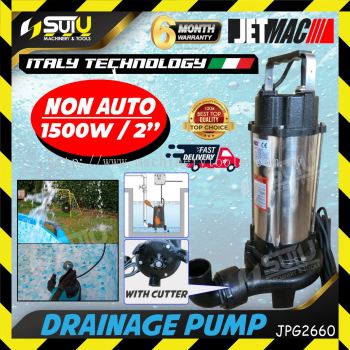 [NON-AUTO] JETMAC JPG2660 2HP Drainage Pump 1500W 2800RPM