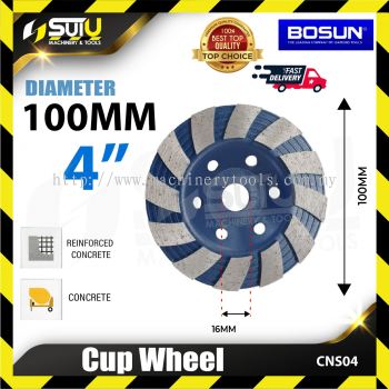 BOSUN CNS04 4" Cup Wheel