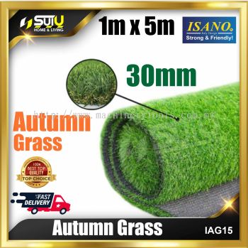 [1M X 5M] ISANO IAG15 30MM Autumn Grass / Artificial Grass / Rumput Tiruan