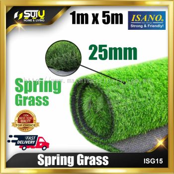 [1M x 15M] ISANO ISG15 25MM Spring Grass / Artificial Grass / Rumput Tiruan 