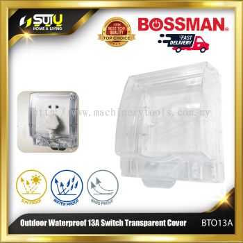 BOSSMAN BTO13A Outdoor Waterproof 13A Switch Transparent Cover