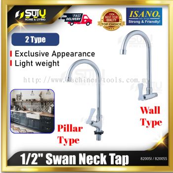 ISANO 8200SI / 8200SS 1/2" Swan Neck Tap (Wall / Pillar Type)