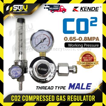 KENDE CO2 Compressed Gas Regulator 0.65 - 0.8MPA