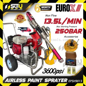 EUROX EPSH9013 9HP 250Bar Airless Paint Sprayer 3600PSI