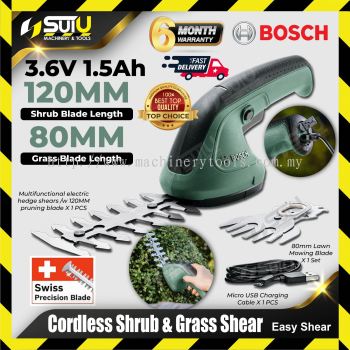 BOSCH EasyShear 3.6V Cordless Shrub & Grass Shear (0600833300)