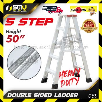 SUMO KING DS5 50" 5 Steps Heavy Duty Double Sided Ladder / Tangga Lipat