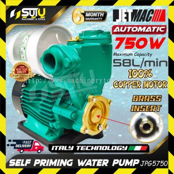 [AUTOMATIC] JETMAC JPG5750 / JPG 5750 Self Priming Water Pump / Pam Air / 水泵 / 抽水机 0.75kW