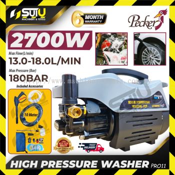 PECKER PRO11 / PRO-11 / PRO 11 180Bar High Pressure Washer / Pencuci Tekanan Tinggi / 高压洗车机 2700W