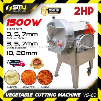 NEW VG-80 / VG80 2HP Vegetable Cutting Machine 1.5kW