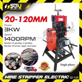 QJ-120 / QJ120 Electric Wire Stripper 3kW 1400RPM 20-120MM