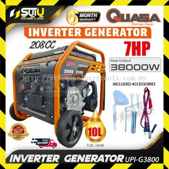 QUASA UPI-G3800 7HP 208CC Inverter Generator / Penjana 3800W