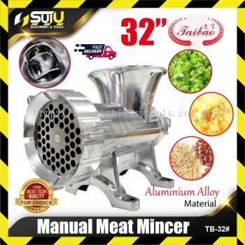 TAIBAO TB-32# 32" Manual & Electric Meat Mincer