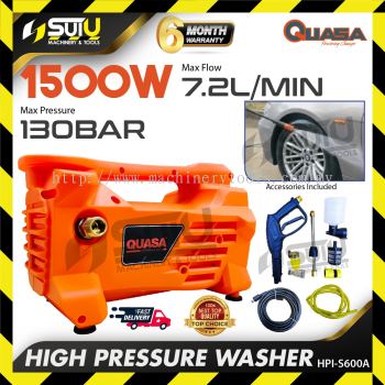 QUASA HPI-S600A 130Bar High Pressure Washer / Pencuci Tekanan Tinggi 1500W