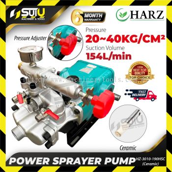 HARZ HZ-3010-190HSC / HZ3010190 Power Sprayer Pump / Plunger Pump 800RPM (Ceramic)