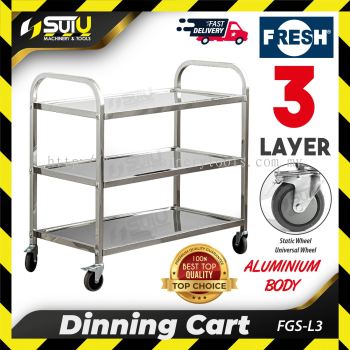 FRESH FGS-L3 / FGSL3 3 Layer Dinning Cart