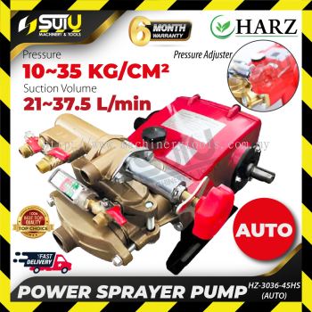  HARZ HZ-3036-45HS / HZ303645HS Power Sprayer Pump / Plunger Pump 900RPM (AUTO)