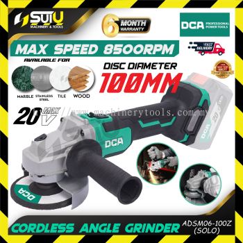 [SOLO - NO BAT & CHAR] DCA ADSM06-100 / ADSM06-100Z 20V 4" / 100MM Cordless Angle Grinder 8500RPM