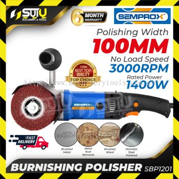 SEMPROX SBP1201 120 x 100MM Burnishing Polisher 1400W 3000RPM