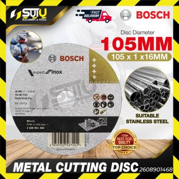 BOSCH 2608901468 105MM / 4"  Metal Cutting Disc (105 x 1 x 16mm)