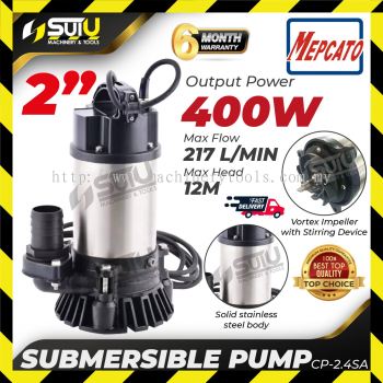 [Without Auto Float Switch] MEPCATO CP2.4SA 2" Submersible Pump 400W