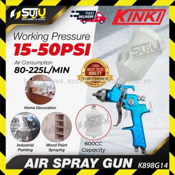 KINKI K898G14 / K898 / K-898G 1.4MM 600CC Air Spray Gun 15-50PSI