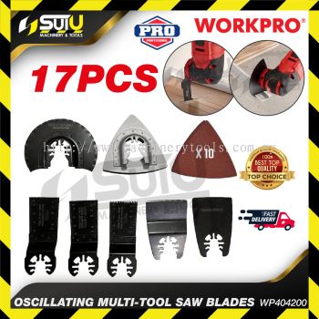 WORKPRO WP404200 17PCS Oscillating Multi-Tool Saw Blades 