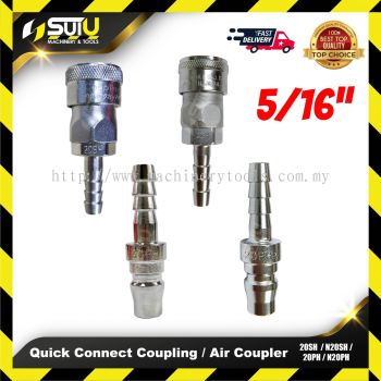 20SH / N20SH / 20PH / N20PH 5/16" Quick Connect Coupling / Air Coupler 