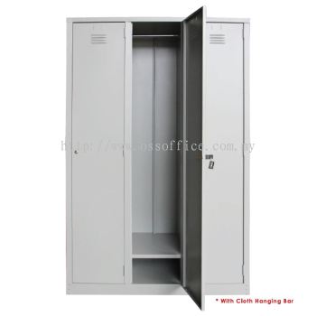 3 Compartments Steel Locker