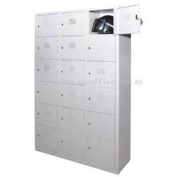 18 Compartments Steel Locker