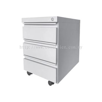 S181 Steel Mobile Pedestal with Ball Bearing Slide 3 Drawers