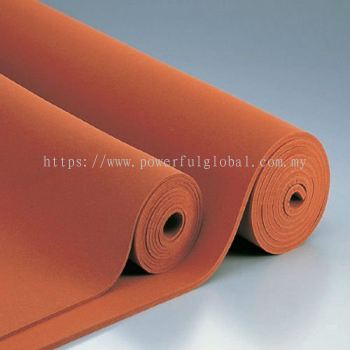 Silicone Sponge Sheet Red