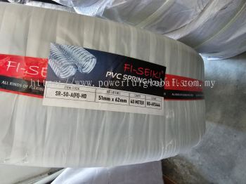 FI-SEIKI PVC SPRING HOSE 51mmx62mmx40m