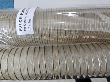 PU Duct Hose With Copper Spring Wire