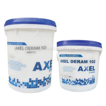 AXEL Deram 102 Polymeric Liquid Membrane Waterproofing Coating (Grey/ White) - 00409A/ 00409B/ 00409C/ 00409D/ 00409E/ 00409F