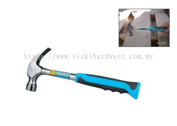 BERENT 0.5 kg Steel Rod TPR Hand Claw Hammer - BT3001